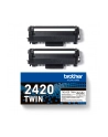 BROTHER TN2420 TWIN-pack Kolor: CZARNY toners BK 3000pages/cartridge - nr 13
