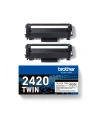 BROTHER TN2420 TWIN-pack Kolor: CZARNY toners BK 3000pages/cartridge - nr 25