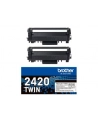 BROTHER TN2420 TWIN-pack Kolor: CZARNY toners BK 3000pages/cartridge - nr 8