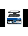 BROTHER TN247BK TWIN-pack Kolor: CZARNY toners BK 3000pages/cartridge - nr 18