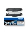 BROTHER TN247BK TWIN-pack Kolor: CZARNY toners BK 3000pages/cartridge - nr 31