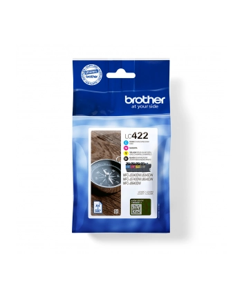 BROTHER Black Cyan Magenta and Yellow Ink Cartridges Multipack Each cartridge prints up to 550 pages - DR Version