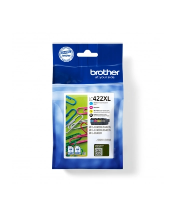BROTHER Black Cyan Magenta and Yellow Ink Cartridges Multipack Each cartridge prints up to 1500 pages for CMY and 3000 for K - DR Ve nr 1