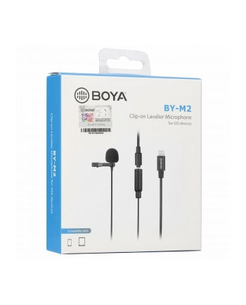 BOYA BY-M2 Lavalier Microphone For Ios Devices nr 2