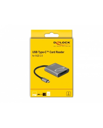 DeLOCK USB-C Card Reader for XQD 2.0 SK - 91741 nr 2