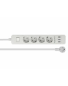 DeLock socket strip 4-way USB Kolor: BIAŁY - nr 2