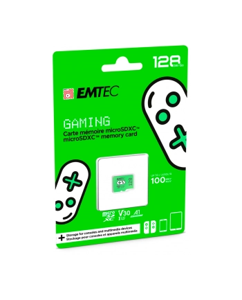 Emtec mSD 128GB UHSI U3 V30 A1 Gaming nr 1