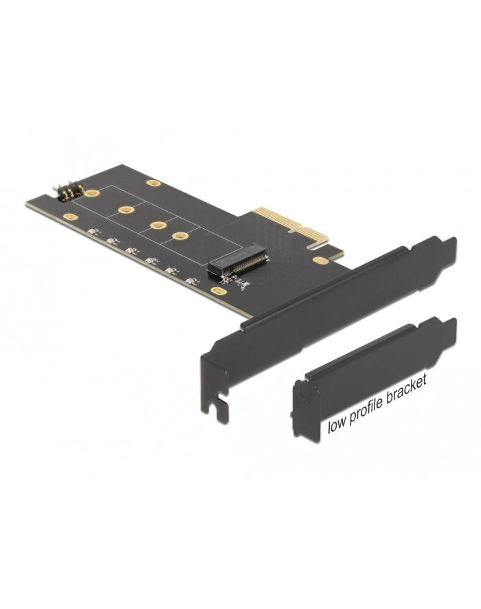 DeLOCK PCIe x4 K 1x in NVM M.2 Key M - with heat sink + RGB LED główny