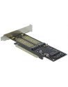 DeLOCK PCIe x16 card> 2x M.2KeyB + 1xmSATA - nr 12