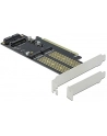 DeLOCK PCIe x16 card> 2x M.2KeyB + 1xmSATA - nr 6