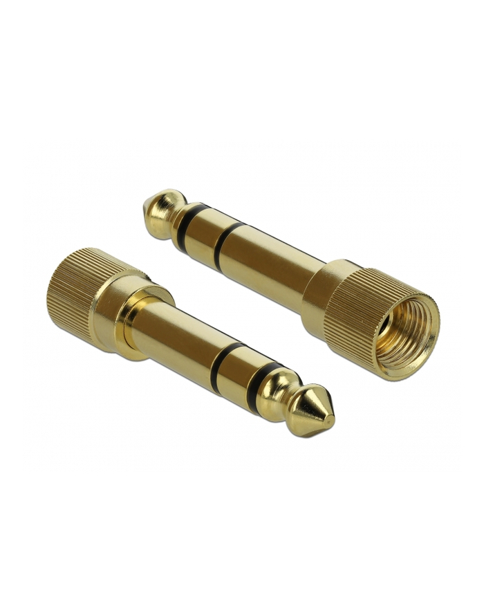 DeLOCK jack 3.5mm St> St screw. 3m - 3Pin> screw adapter główny