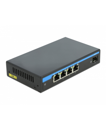 DeLOCK Giga Ethernet Switch 4P PoE + 1SFP - 87765