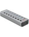 DeLOCK USB 3.2 Gen1 Hub + 7Po + SLK + USB-C - 63264 - nr 4