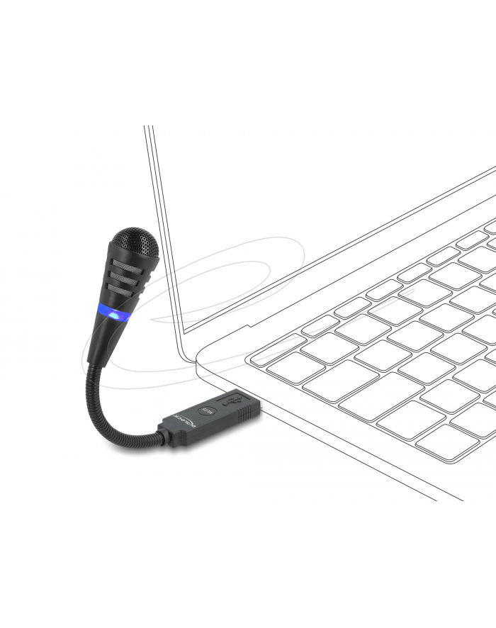 DeLOCK DeLOCK USB gooseneck microphone - 66499 główny