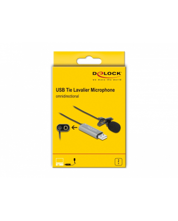DeLOCK USB tie microphone - 66638