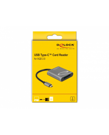 DeLOCK USB-C Card Reader for XQD 2.0 SK - 91741