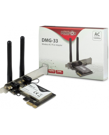 Inter-Tech DMG-33 Wi-Fi 5 PCIe Ad.-1300M - 88888153