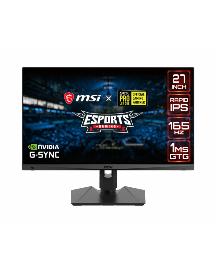 MSI 27 LED Optix MAG274QRFD-E QD 165Hz - 9S6-3CA8DA-028 główny