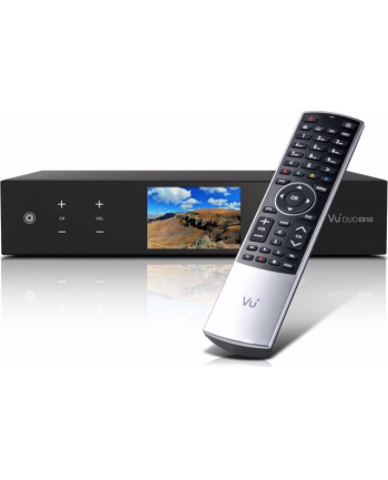 vu+ VU + Duo 4K SE BT FBC Twin PVR 2xS2X Kolor: CZARNY - 2xDVB-S2X FBC Twin Tuner PVR BT