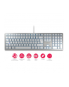 D-E Layout - Cherry KC 6000 SLIM FOR MAC D-E silver U - nr 31