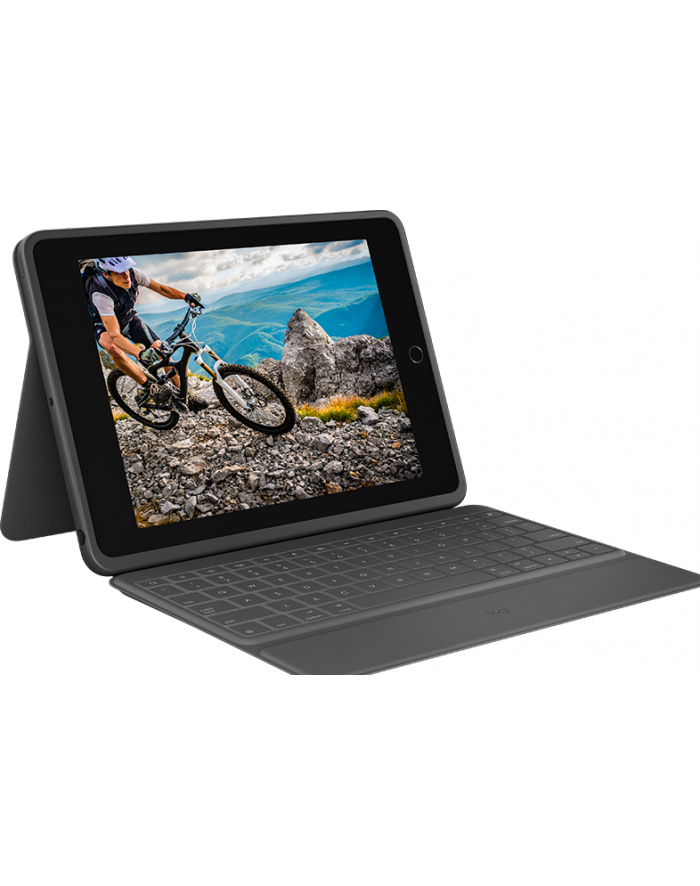 Logitech Rugged Folio for iPad 7th   8th Gen / DE/ Kolor: CZARNY - 920-009313 (wersja niemiecke / DE Layout ) główny