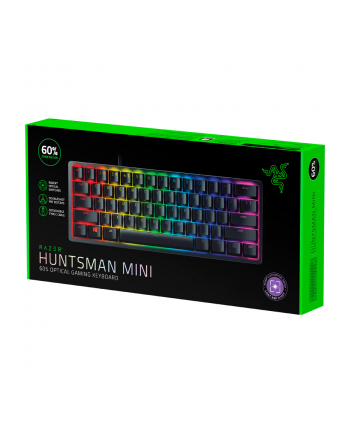 D-E Layout - Razer Huntsman Mini cli, Kolor: CZARNY - RZ03-03391700-R3G1