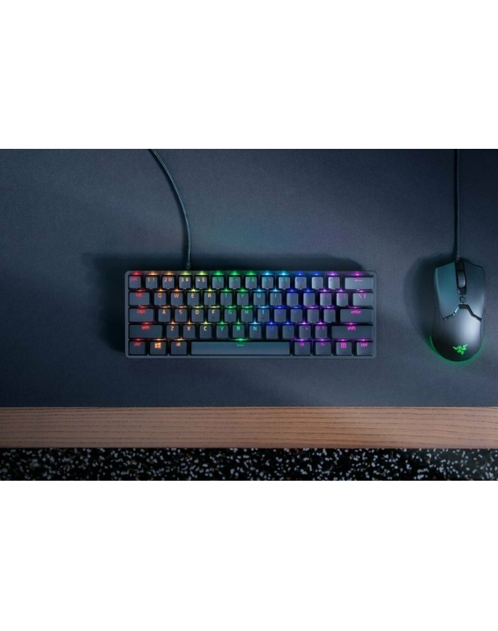 D-E Layout - Razer Huntsman Mini cli, Kolor: CZARNY - RZ03-03391700-R3G1 główny