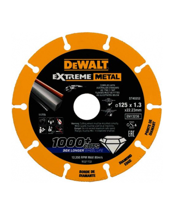 Dewalt diamond cutting disc DT40252-QZ - 125x1.3mm