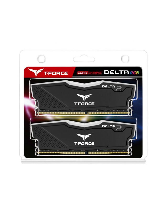 Team Group DDR4 -16GB - 3200 - CL - 16 T-Force Delta Kolor: CZARNY Dual Kit główny