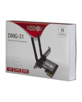 Inter-Tech DMG-31 Wi-Fi 4 PCIe Ada - 88888147 nr 1