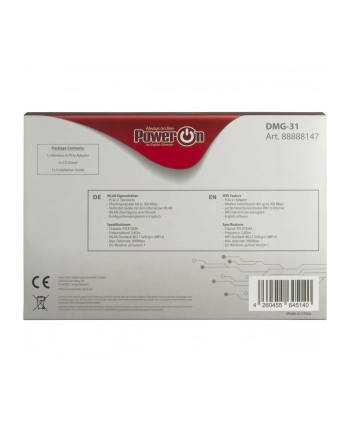 Inter-Tech DMG-31 Wi-Fi 4 PCIe Ada - 88888147 nr 2