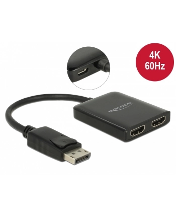 DeLOCK DisplayPort 1.4> 2x HDMI MST splitters, splitters ' switches