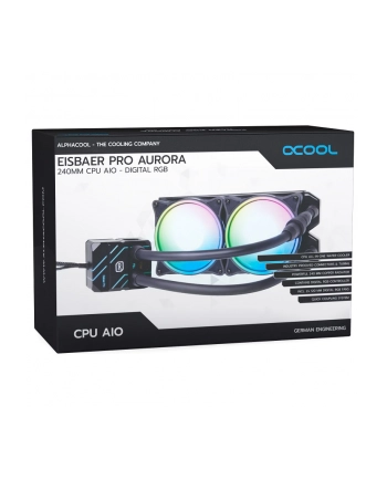 Alphacool Eisbär Pro Aurora 240 CPU Kolor: CZARNY - 1019573 nr 1