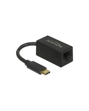 DeLOCK Adap USB3.2> USB-C St> GigaLan Kolor: CZARNY - 66043