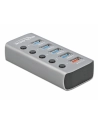 DeLOCK USB 3.2 Gen1 Hub + 4Po + 1SLK + ST + BE - 63262 - nr 1