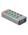 DeLOCK USB 3.2 Gen1 Hub + 4Po + 1SLK + ST + BE - 63262 - nr 2