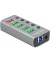 DeLOCK USB 3.2 Gen1 Hub + 4Po + 1SLK + ST + BE - 63262 - nr 3