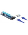 DeLOCK Riser C. PCIe x1> x16 + 16cm USB - 41430 - nr 5
