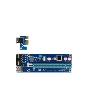 DeLOCK Riser C. PCIe x1> x16 + 16cm USB - 41430 nr 1