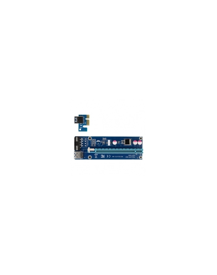 DeLOCK Riser C. PCIe x1> x16 + 16cm USB - 41430 główny