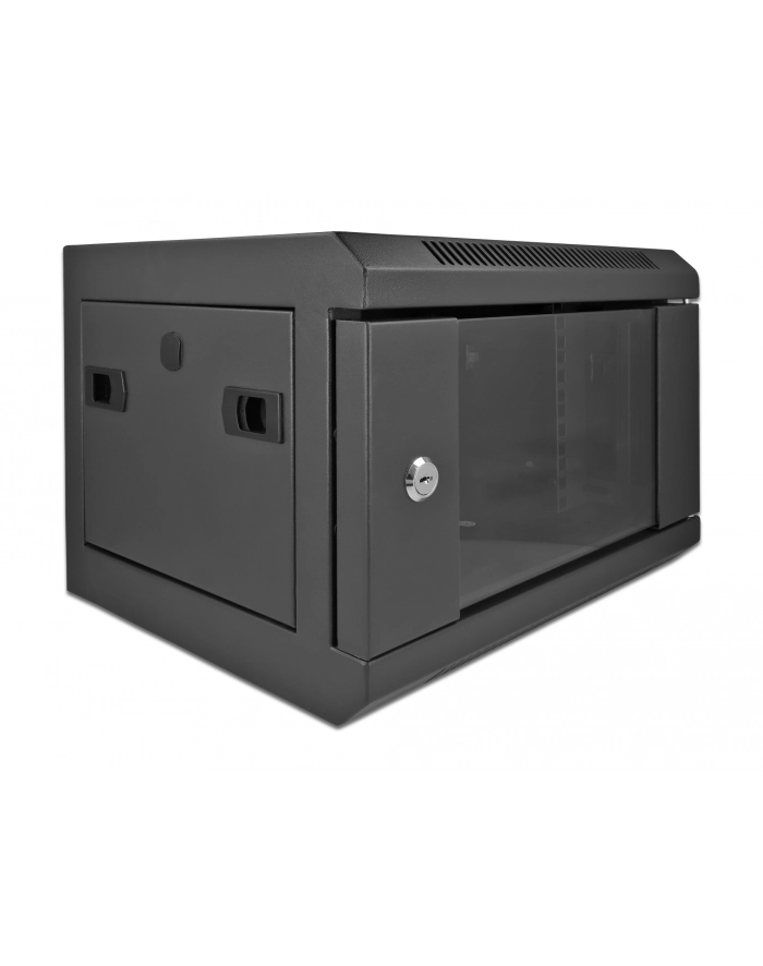DeLOCK 25.4 cm (10 ) network cabinet with glass door, IT cabinet 43379 główny