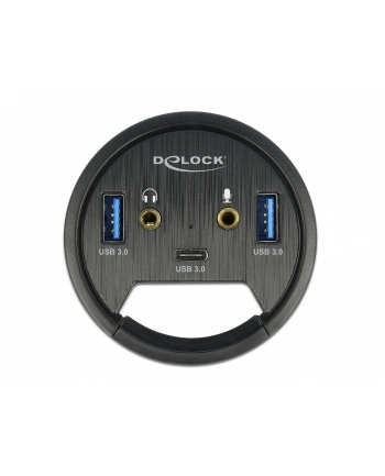 Delock 3P table hub 1xUSB-C + 2xUSB-A + HD - 62794