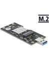 DeLOCK USB 3.0 conv. Type-A St> M.2 Key.B - with SIM slot - nr 7