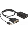 DeLOCK DVI St> DP 1.2 Bu 4K + HDR bk 50cm - 63189 - nr 2