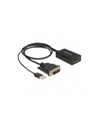 DeLOCK DVI St> DP 1.2 Bu 4K + HDR bk 50cm - 63189 nr 1