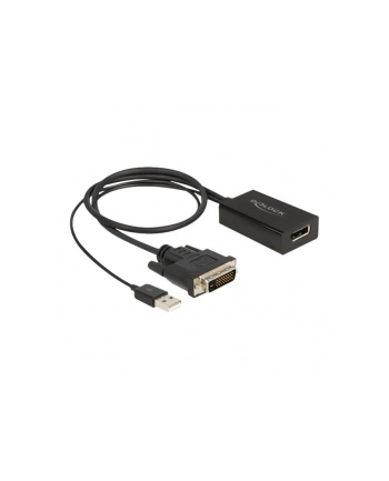 DeLOCK DVI St> DP 1.2 Bu 4K + HDR bk 50cm - 63189 nr 2