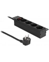 DeLock 10 socket strip 4-way 1U bk - with pczerwonyective contact switch - nr 2