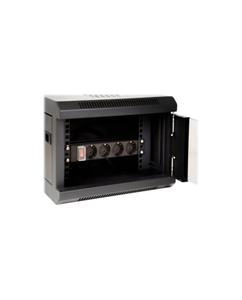 DeLock 10 socket strip 4-way 1U bk - with pczerwonyective contact switch nr 2