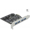 DeLOCK PCIe x1 K 4x ext USB-A BU SS USB - 90509 - nr 12
