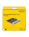 DeLOCK PCIe x1 K 4x ext USB-A BU SS USB - 90509 - nr 20